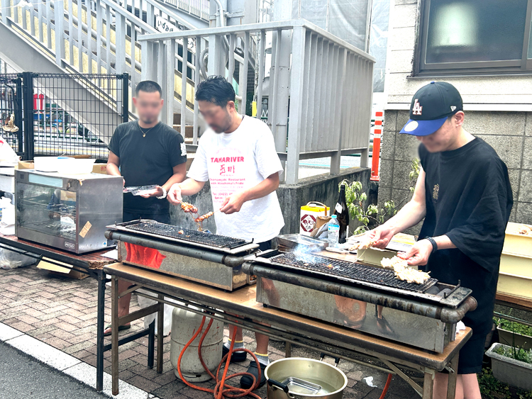 末広通りの屋台