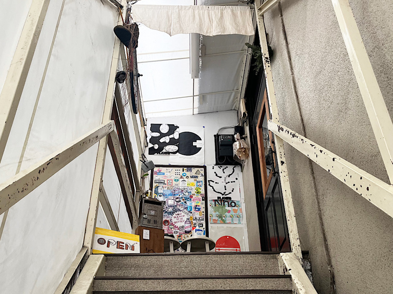 えんとつへ続く階段