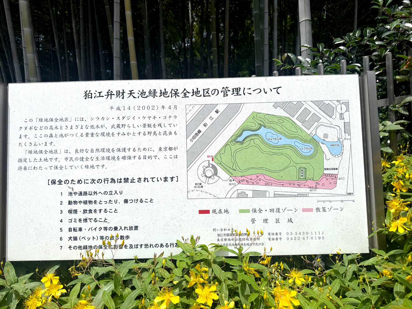 狛江弁財天池緑地保全地区