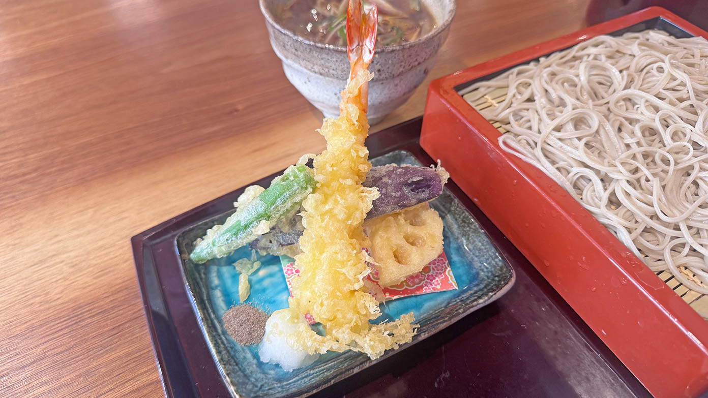 「蕎麦やましん」の天ぷら