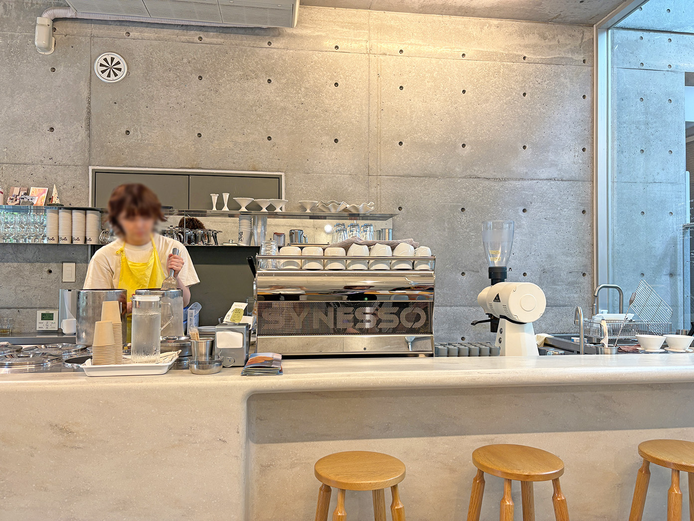「Bole COFFEE & ICECREAM」のキッチン