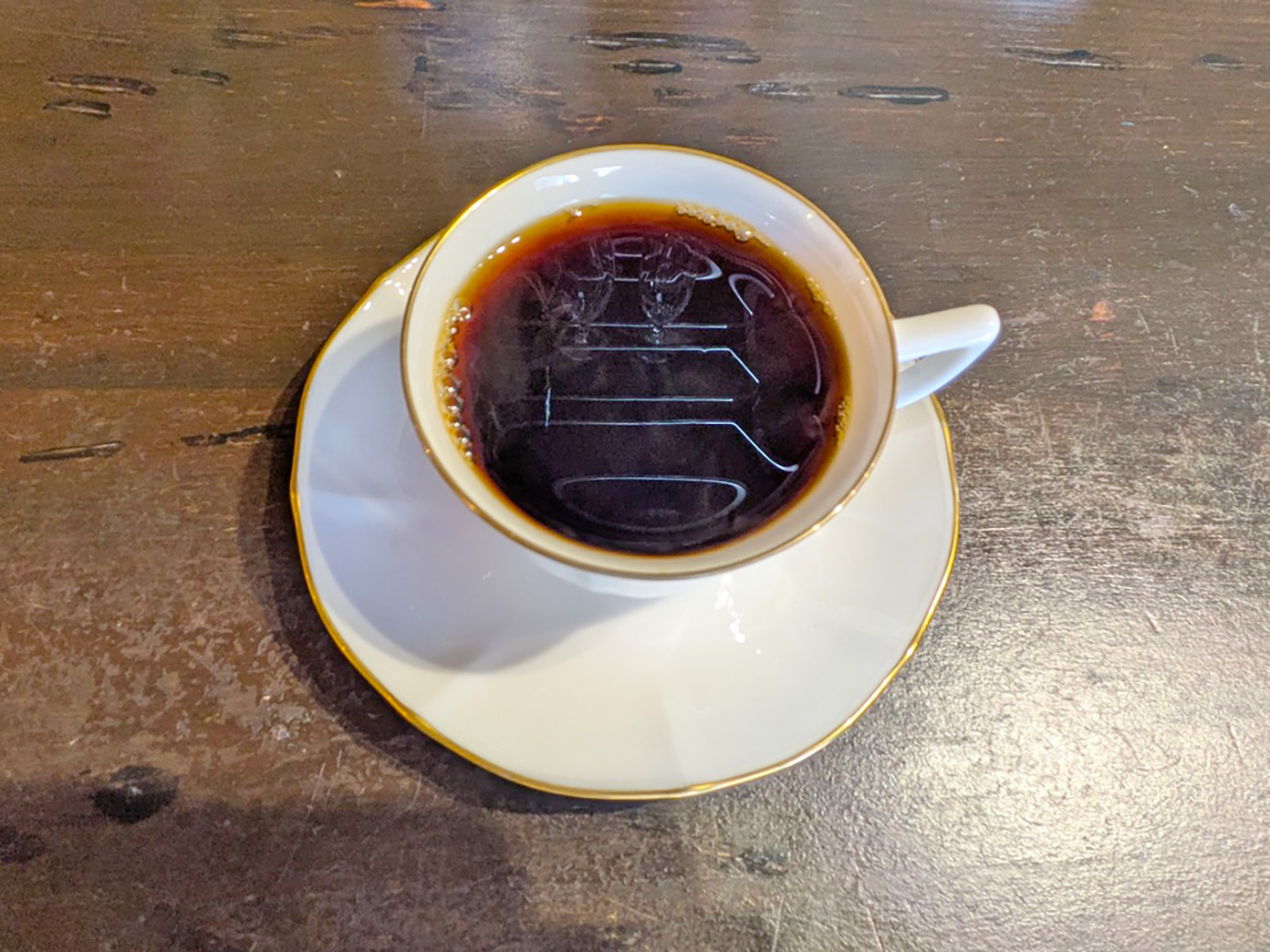 「喫茶メグ」のコーヒー