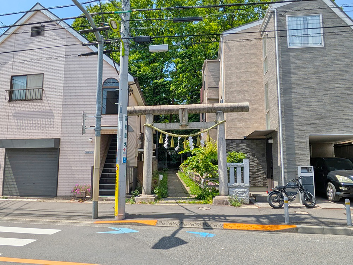 「天祖神社」の鳥居