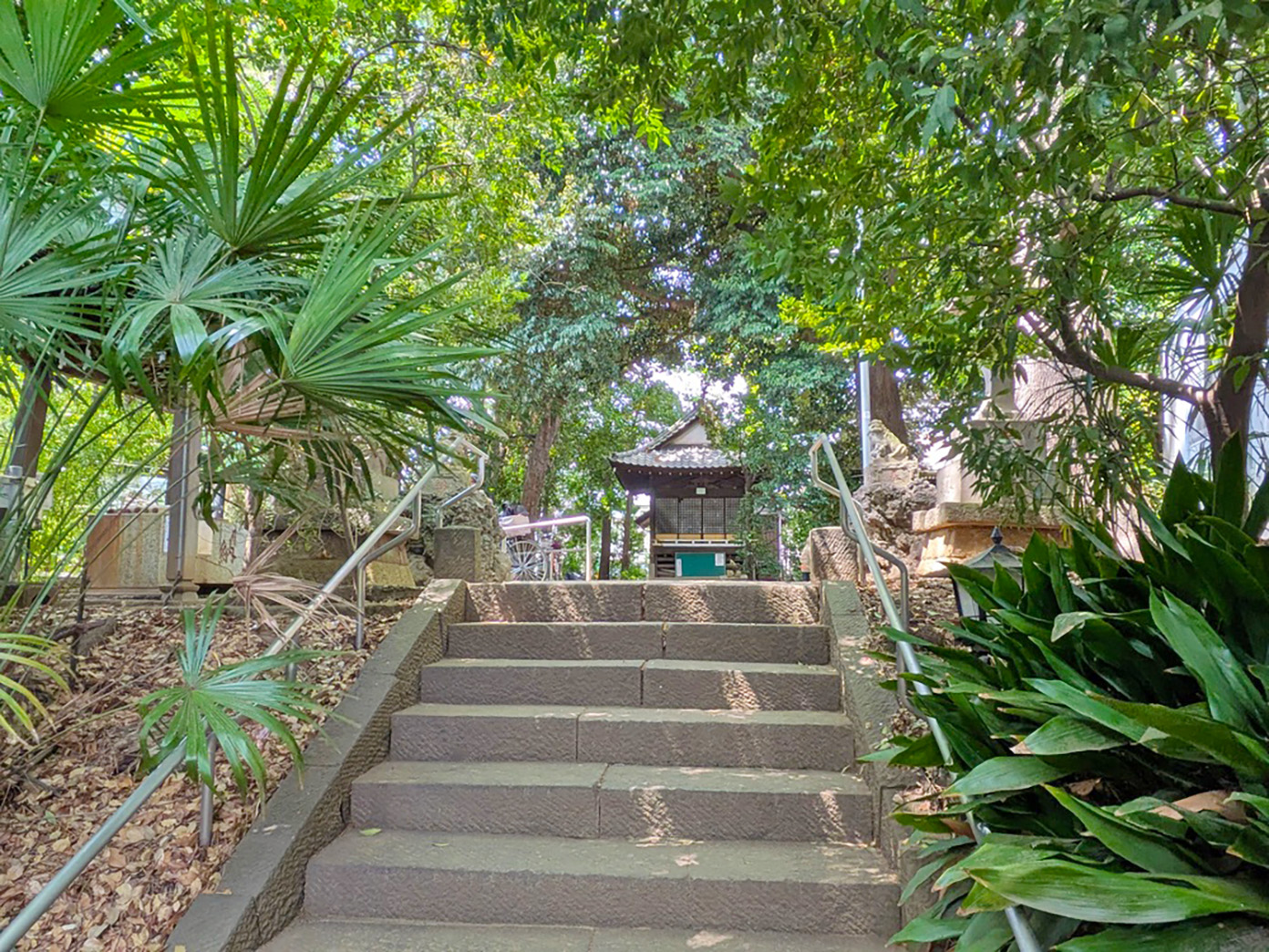 「天祖神社」の階段