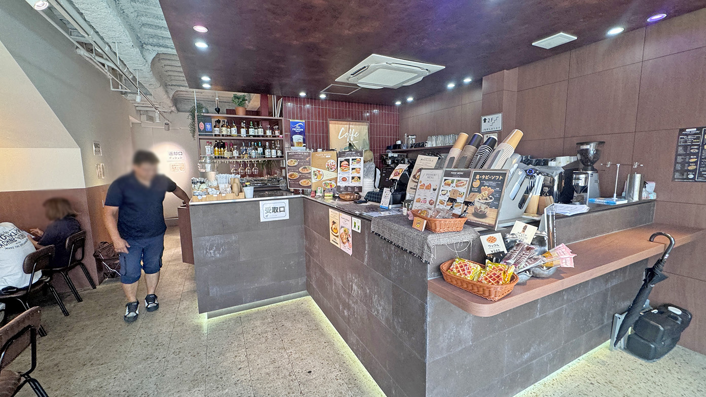 「MR.HIPPO COFFEE」の店内