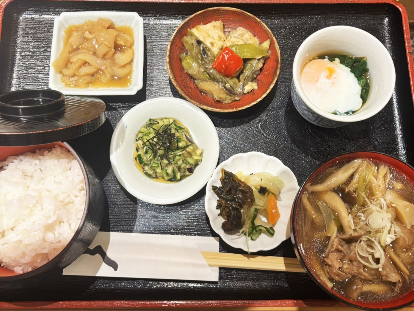 「田舎割烹 にし川」西川町の芋煮定食