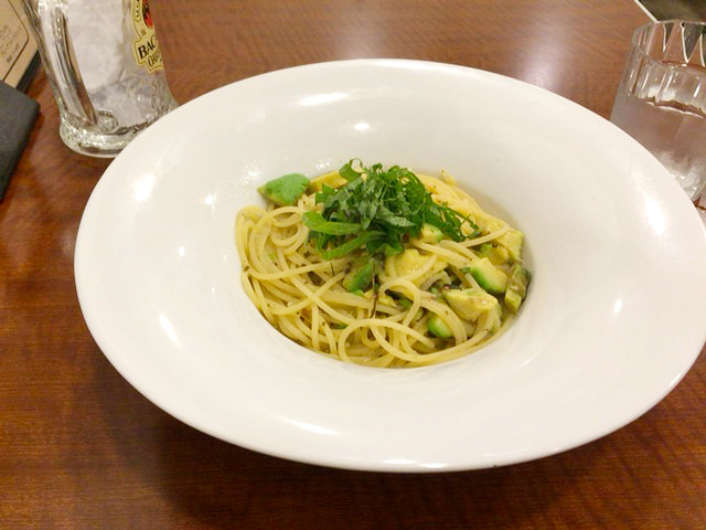 イナズマ カフェのパスタ