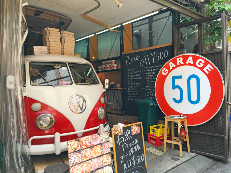 GARAGE50の店頭