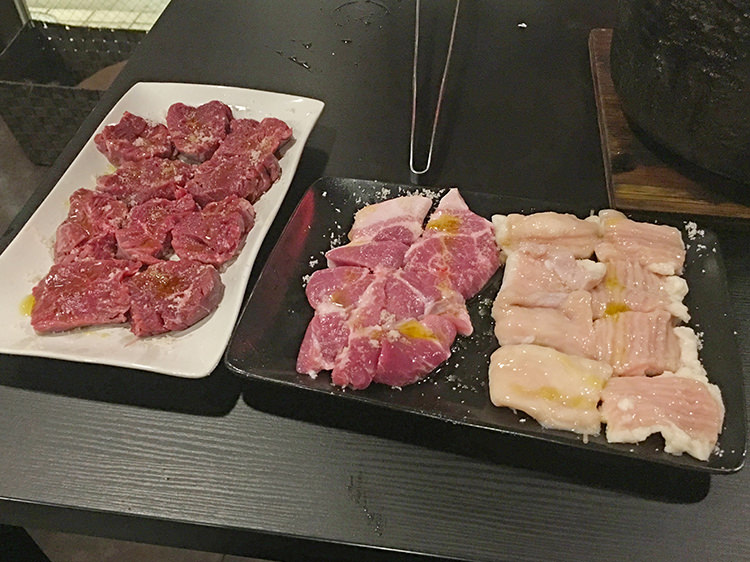 マル保のハラミ・豚バラ・上ミノ