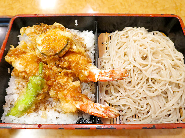 荻窪 長寿庵の天丼セット