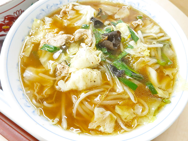 荻窪 長寿庵の野菜ラーメン