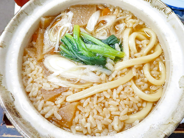 荻窪 長寿庵のうどん雑炊
