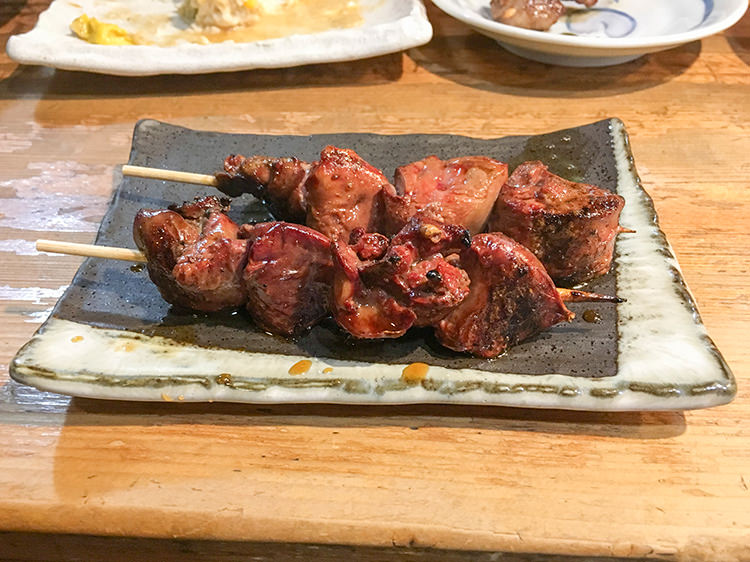 焼き鳥どん 荻窪店の上レバ