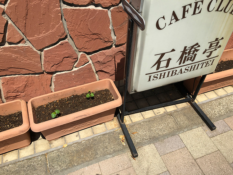 荻窪 カフェクラブ石橋亭の看板