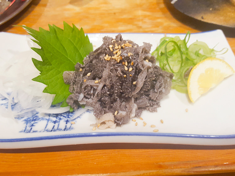 たまには焼肉 高円寺店のゼンマイ刺し
