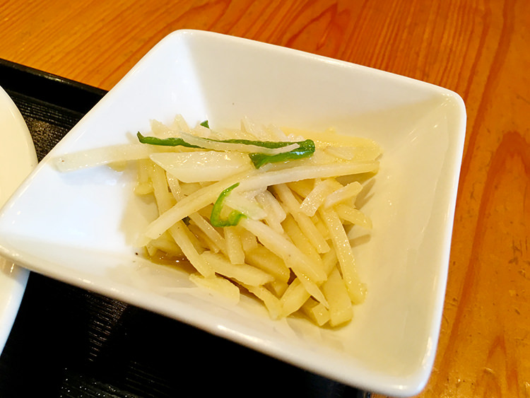 ふじかけの小菜(じゃがいもとピーマンの千切り炒め)