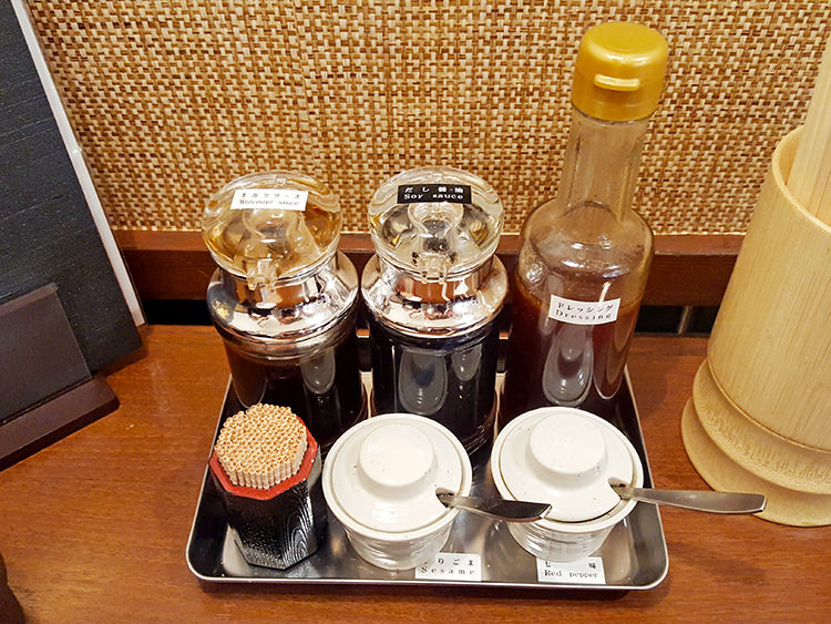牛カツ専門店 京都勝牛のドレッシング
