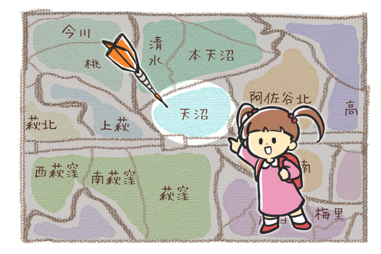 エリアの検討イメージ
