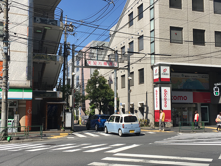 「荻窪 中華屋啓ちゃん」への道順