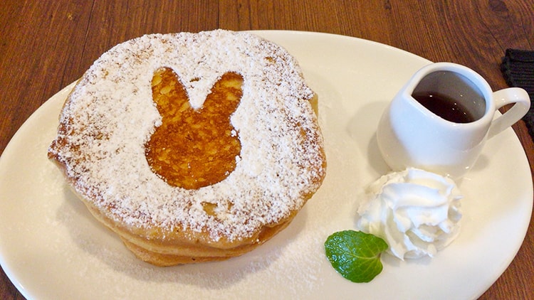 カフェ・ミニヨンのフレンチトースト(メープル)