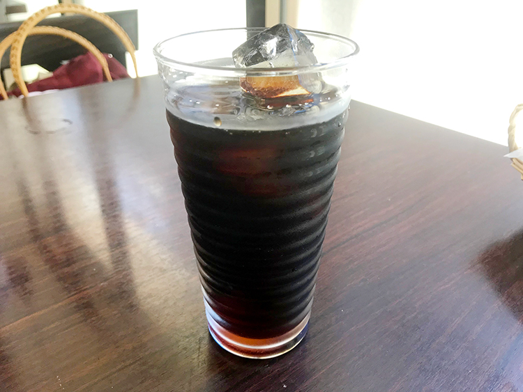 トラットリアトゥッティのアイスコーヒー