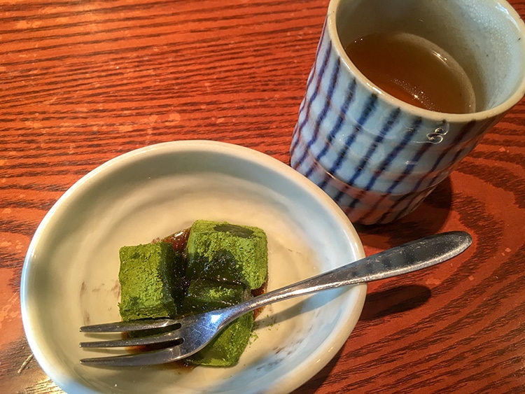 「阿佐ヶ谷 やの志ん」抹茶わらび餅