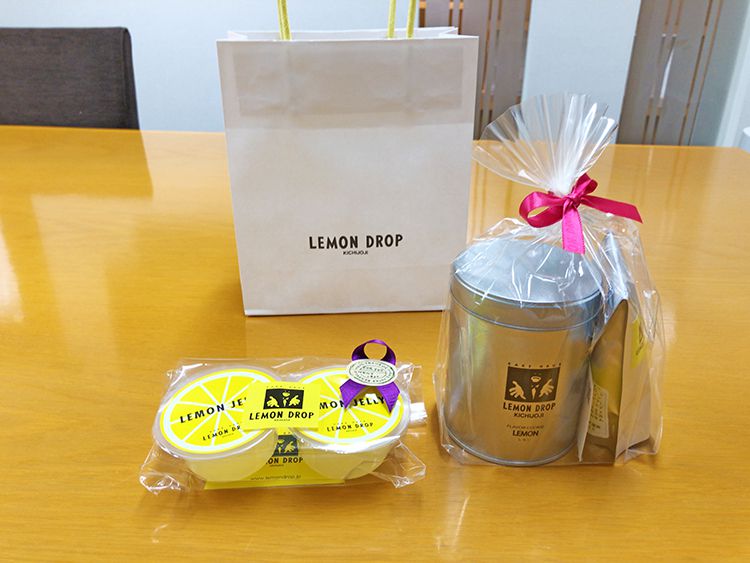「lemon drop(レモンドロップ)」のクッキーやレモンゼリー