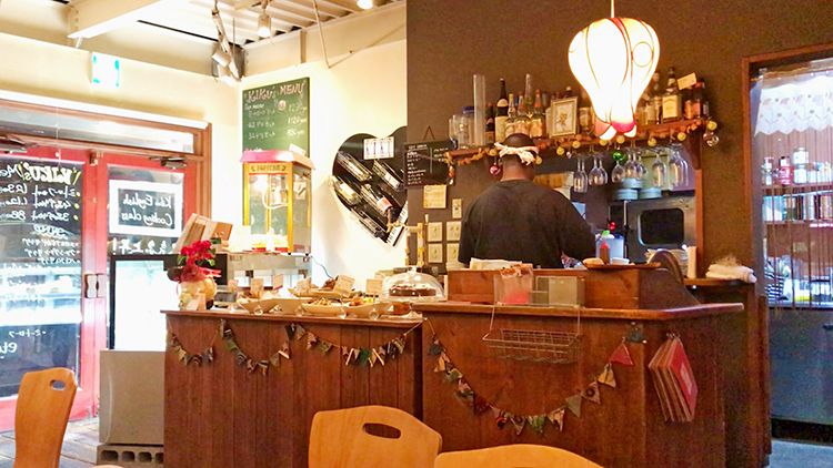 Meat&Deli Cafe KIKUのカウンター