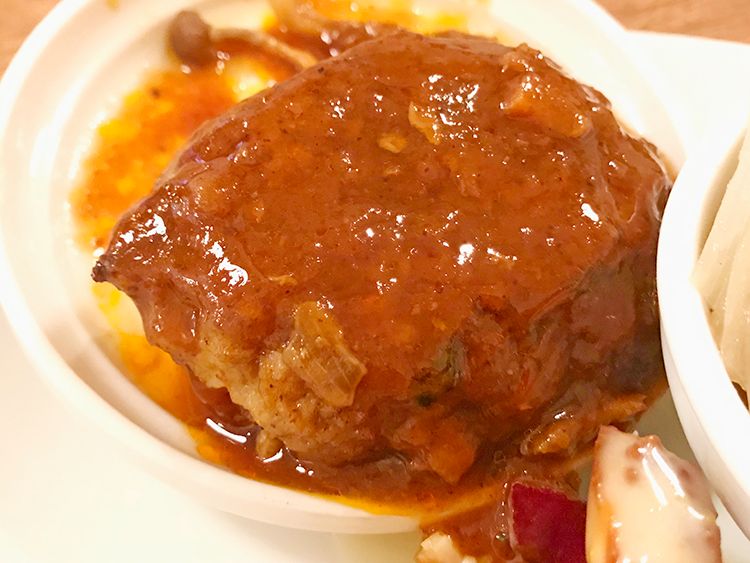 Meat&Deli Cafe KIKUのハンバーグ