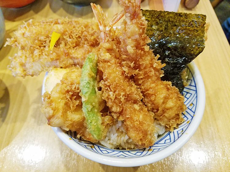 日本橋天丼 金子屋の天丼(松)穴子