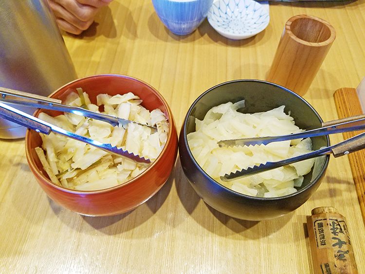 日本橋天丼 金子屋の沢庵・がりごぼう
