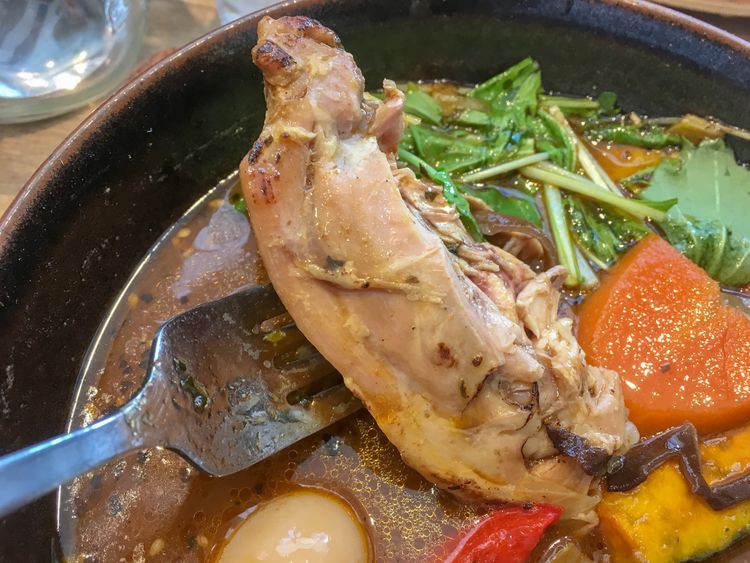 GARAKUの人気No,1 やわらかチキンレッグと9種野菜