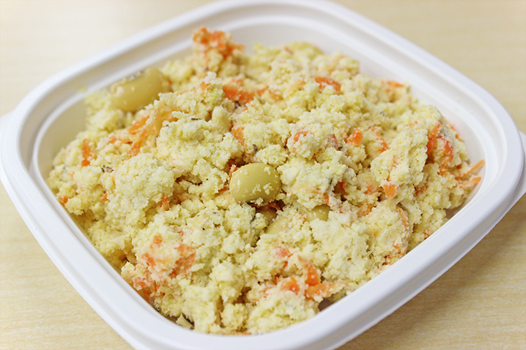 まめなとうふ店の「おからポテサラ風」(250円)
