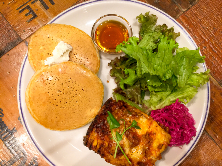 J.S.PANCAKE CAFEの自家製ラザニア パンケーキ