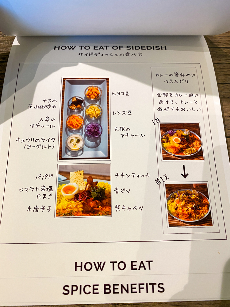 Spice & Co.のメニュー