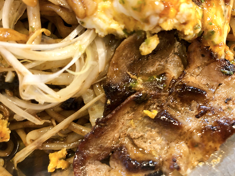 神保町 やきそば みかさの神保町やきそば 豚肉