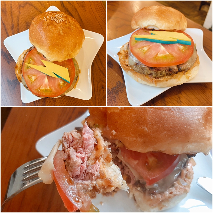 「STARDUST」のハンバーガー