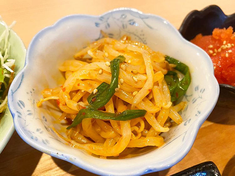 ヨド裏の定食屋さん はらぺこじろうのもやしのナムル