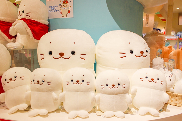 しろたんフレンズミュージアムのショッピングゾーン