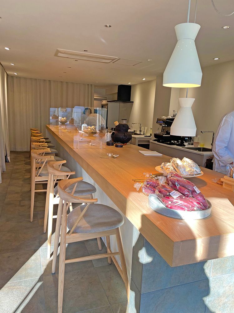 OIMOcafe zenpukuji(オイモカフェ善福寺)のカウンター席