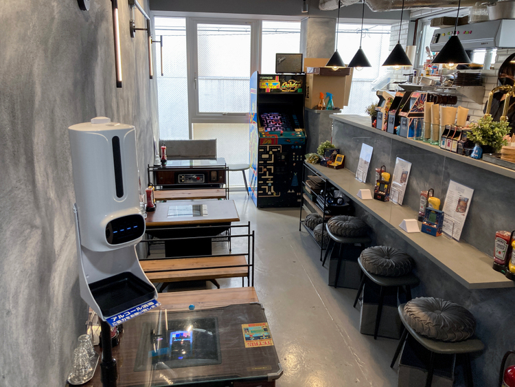 「Hi-SCORE BurgArcade」の店内
