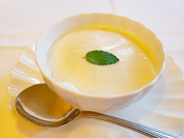 聘珍樓の杏仁豆腐
