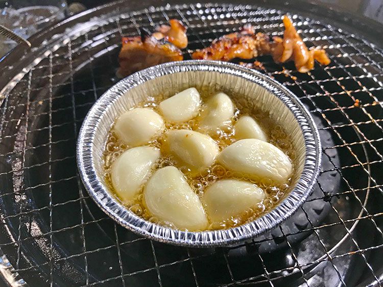 吉祥寺ホルモンのニンニク