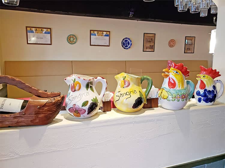びいどろ店内のオブジェ