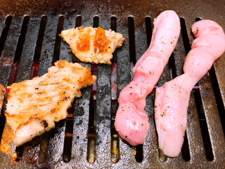「焼肉JIN TOKYO」のホルモン