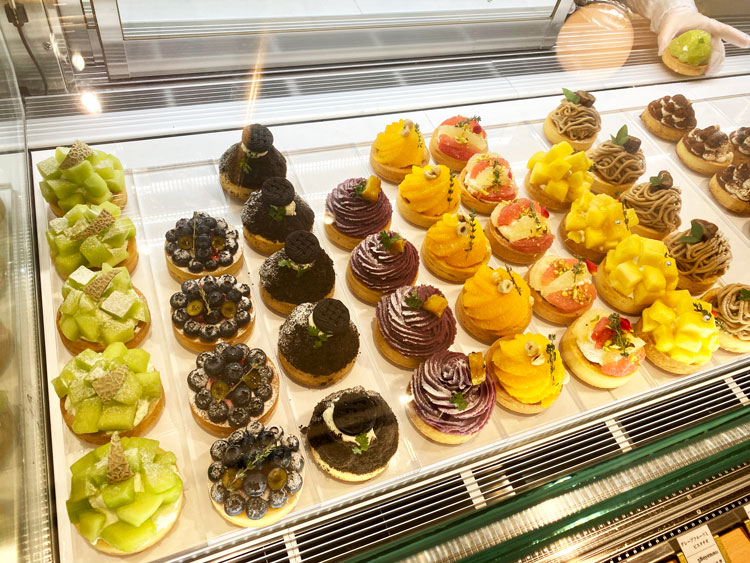「tartotte(タルトッテ)吉祥寺マルイ店」のショーケース