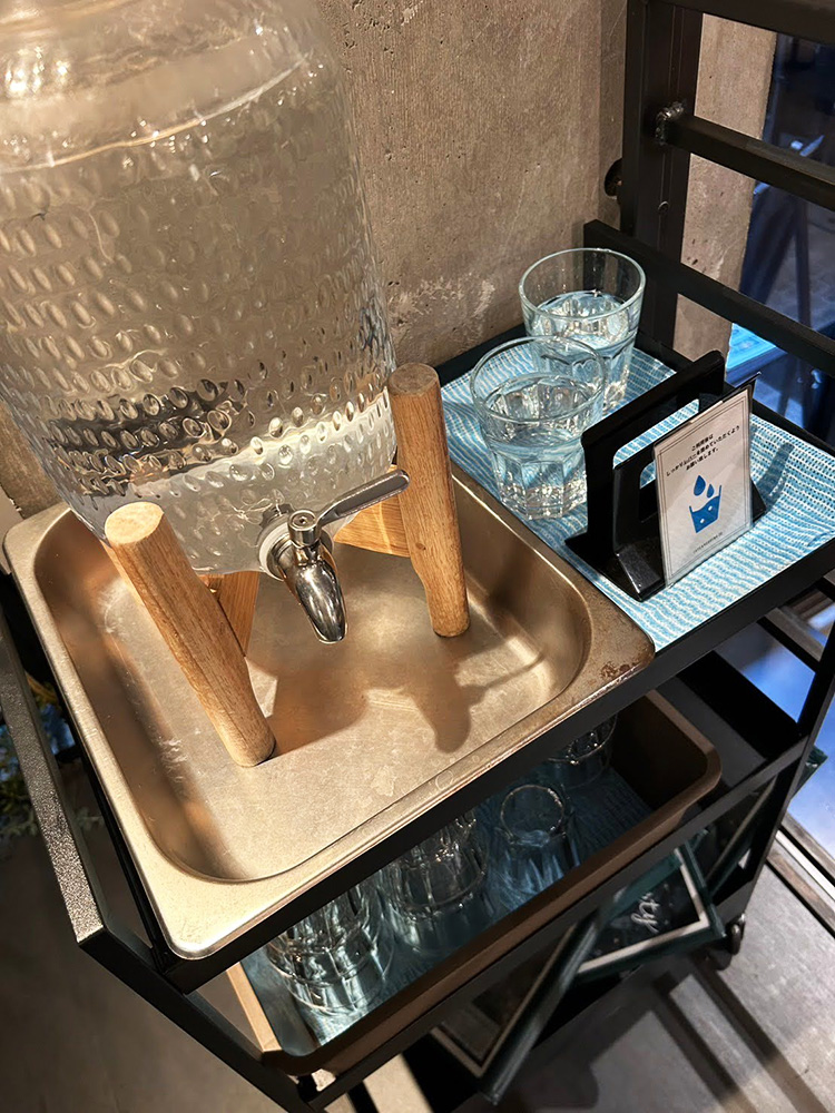 「CAFE&WEDDING22」のお水