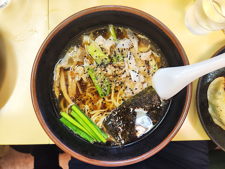 手もみラーメン 十八番のラーメン