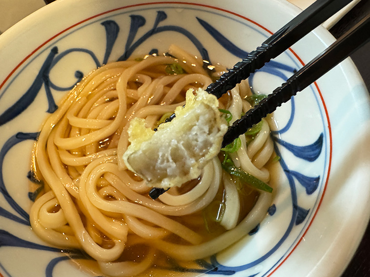 「讃岐うどん なかじょう」のゴボウの天ぷら