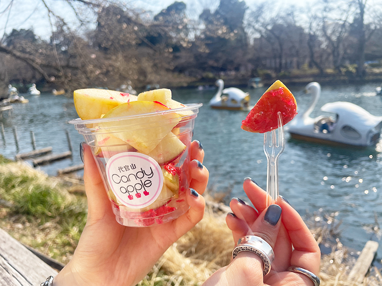 「代官山Candy apple 丸井吉祥寺店」のプレーンりんご飴
